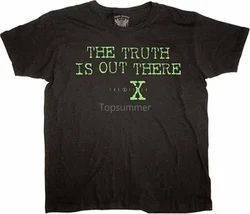 Adult Men The X Files Tv Show Series The Truth Is Out There Black T-Shirt Tee