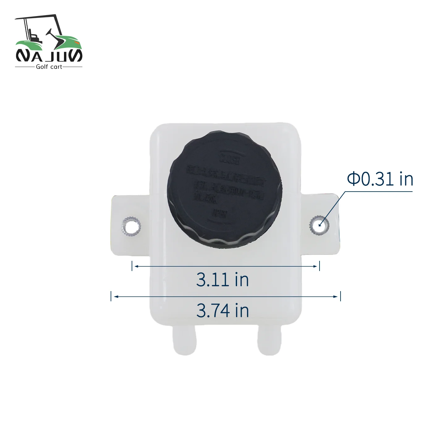 Golf Cart Accessories Brake Fluid Reservoir for Club Car E-Z-GO Yamaha Marshell Eagle Vehicle Parts