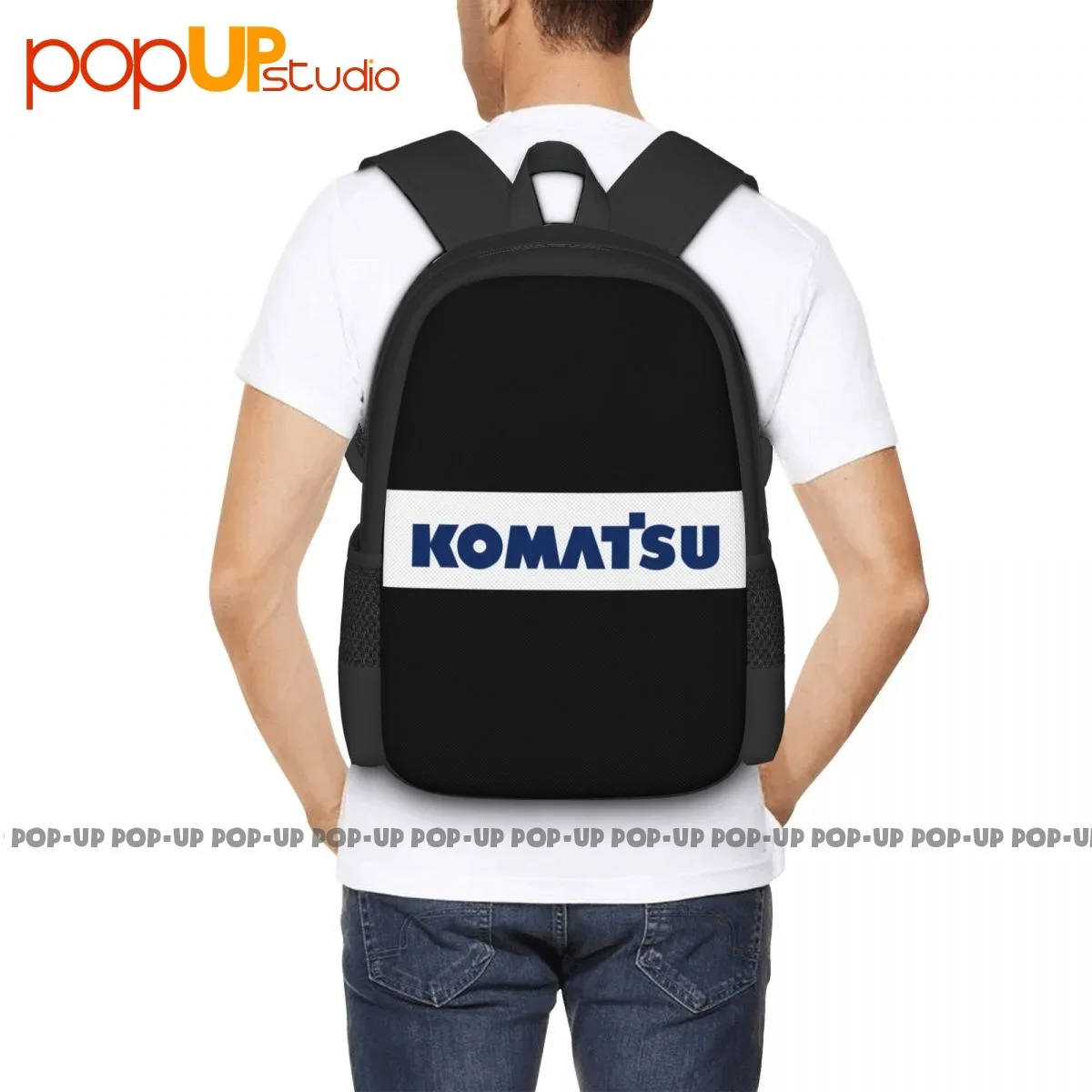 Zaino Komatsu zaini per vestiti con borsa portaoggetti portatile di grande capacità