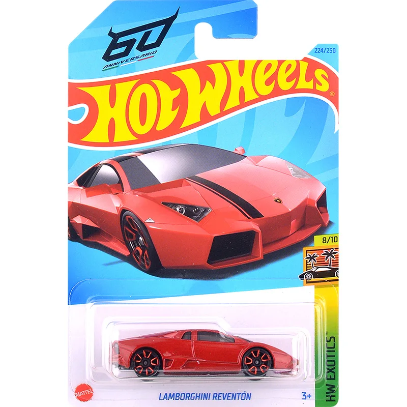 Hot Wheels Coche de juguete 1:64 Hotwheels Super Car Lamborghini Reventon y más juguetes para niños
