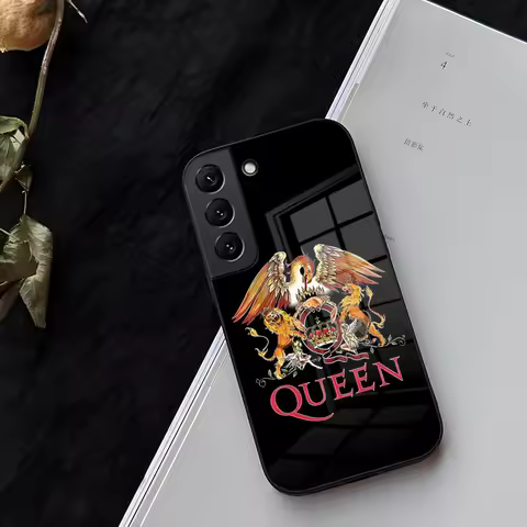 Queens Music Glass for Samsung Galaxy S21 S22 S20 S24 S23 Ultra Fe Plus A34 A54 A24 A52 Coque