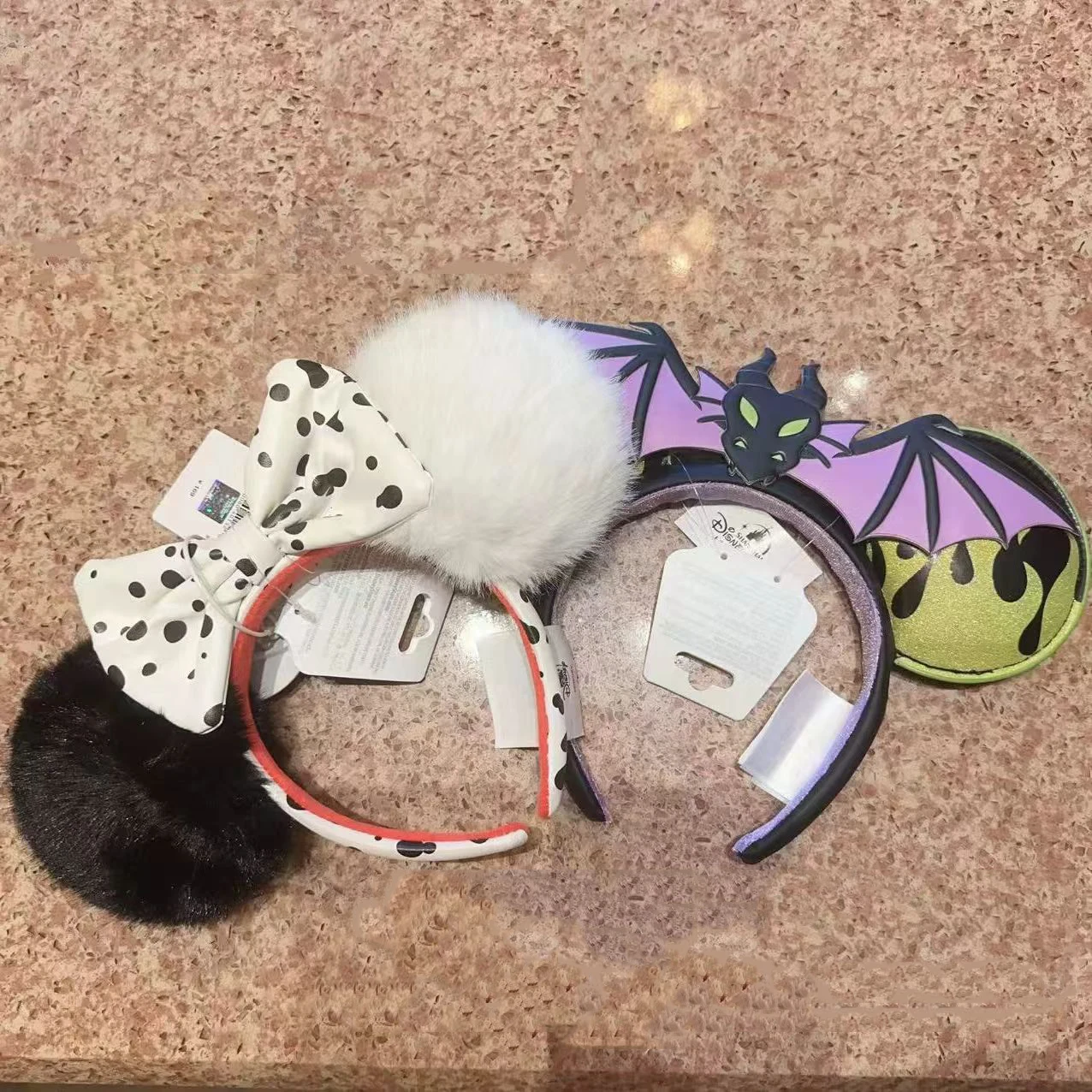 Disney Lightyear Minnie Mouse Ear Headband Cruella villain Bows EARS COSTUME Headband Cosplay Plush Adult/Kids Headband Gift image 5