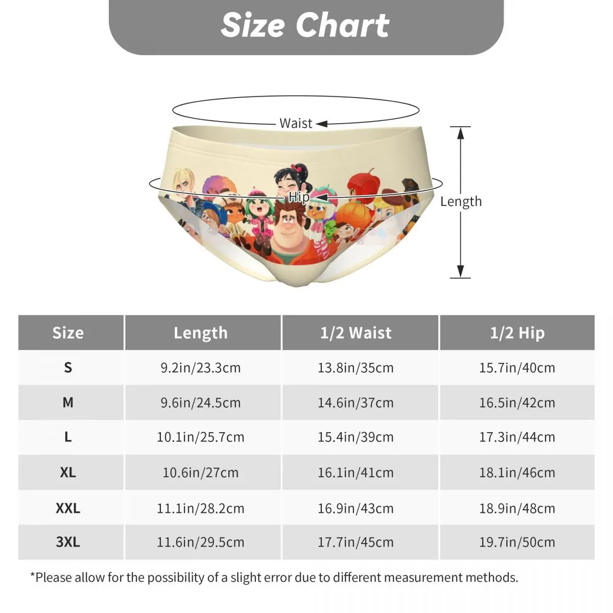 Custom Wreck-It Ralph Character Briefs Underwear Men\'s Comfortable Stretch Panties