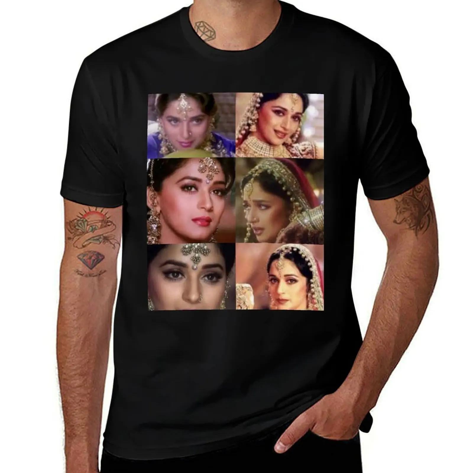 

Madhuri Dixit...Dhak Dhak Girl T-Shirt Basic Regular Fit Casual T-Shirt