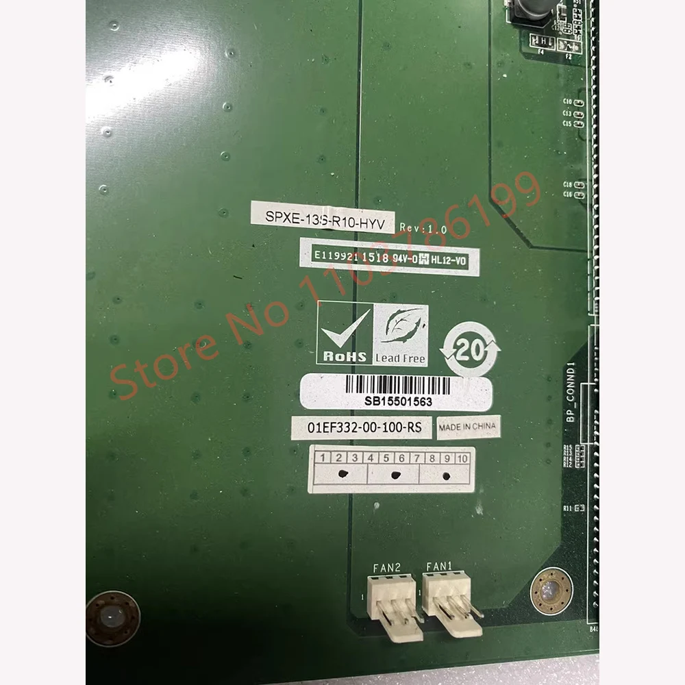 Backplane de controle industrial SPXE-13S-R10-HYV Rev.1.0