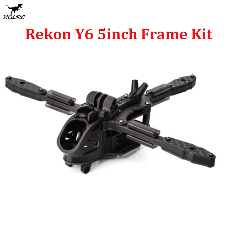 HGLRC Rekon Y6 5-inch Y-type FPV long battery life Frame Kit Compatible With Analog / O3 / Moonlight Kit VTX