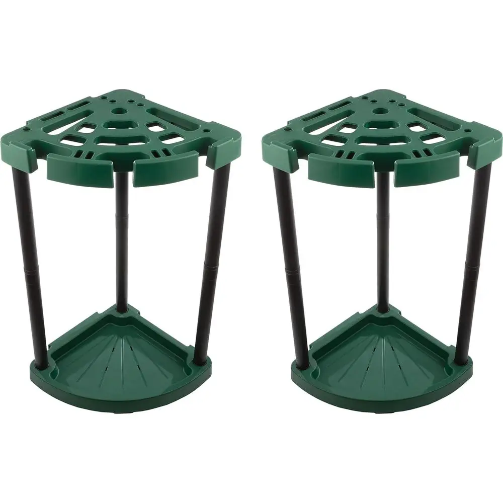 

Набор из 2-х стеллажей для хранения в гараже - Органайзер для 48 садовых инструментов - Легкосборные универсальные стеллажи для дома и сарая