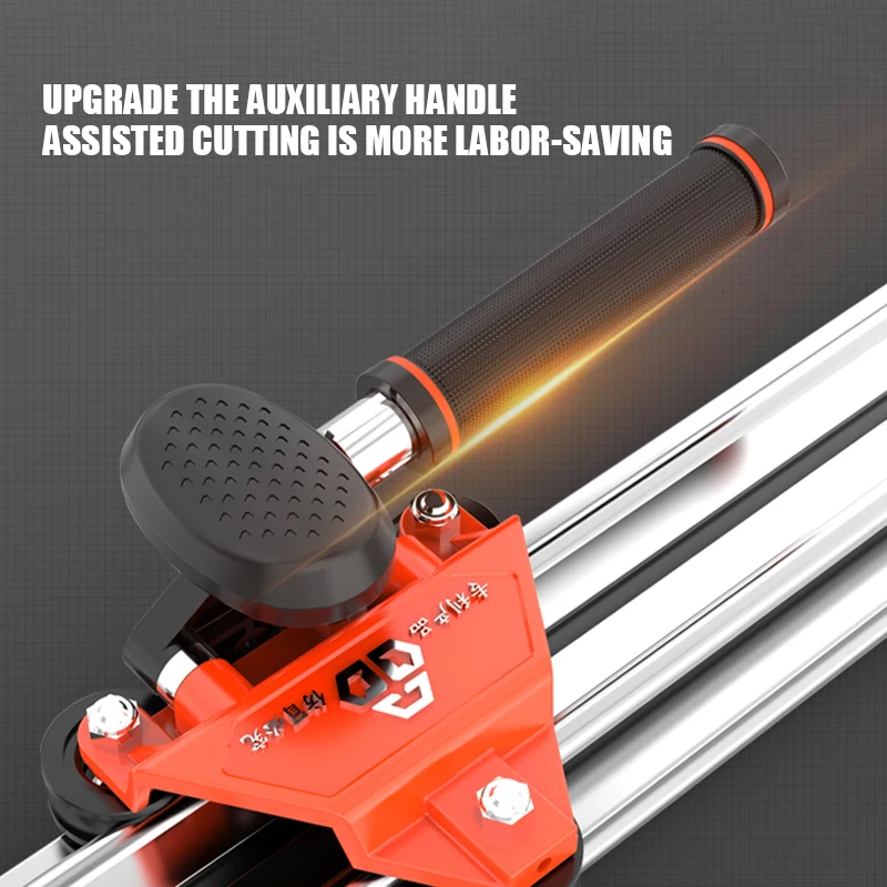 Podwójny uchwyt pomocniczy i 4 rolki, trzy noże, ręczna przecinarka do płytek, duża formatowa ceramiczna przecinarka do płytek.