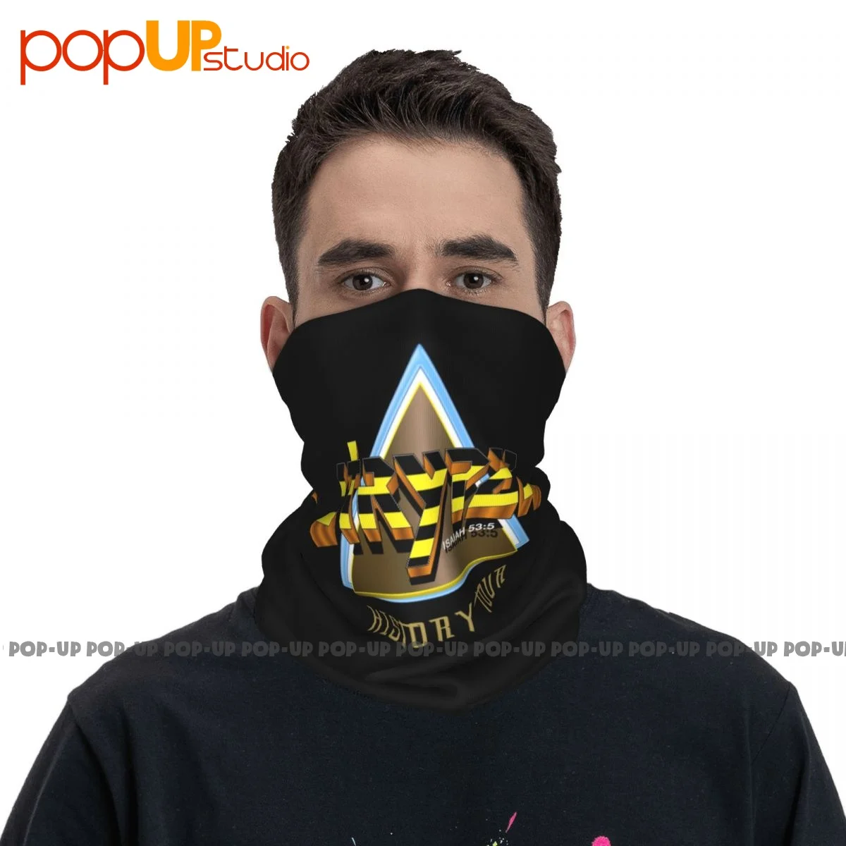 Bandana Scarf and Face Mask, Neck Gaiter, Stryper 2019, História CD Vinil CD Poster, P-391, Máscara