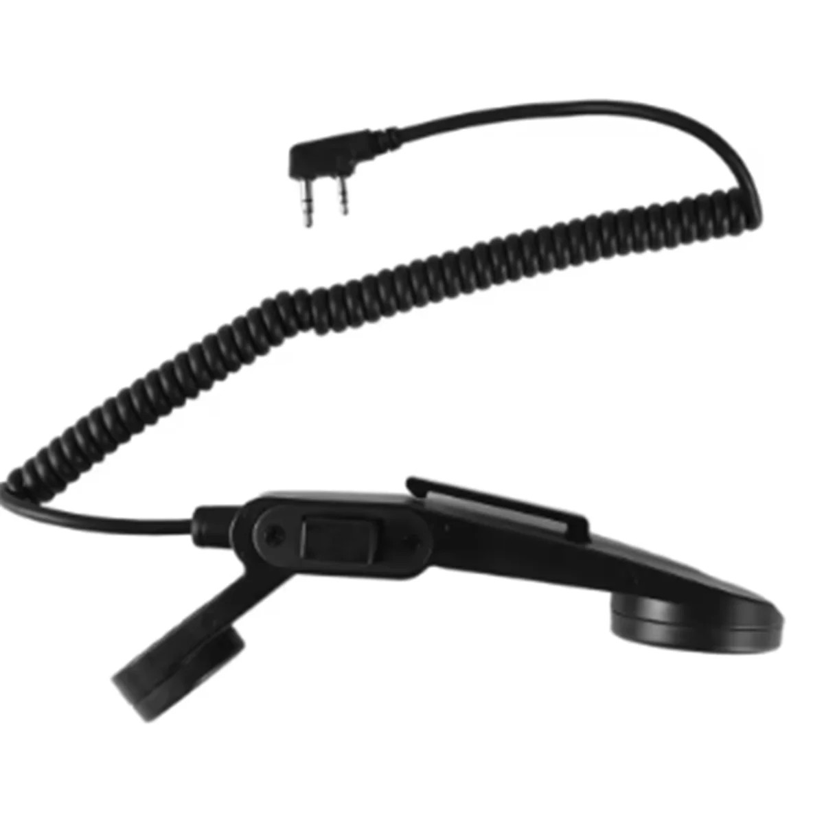2Pin K-Type Army Retro Telephone Shoulder PTT Mic Microphone for Kenwood Baofeng UV-5R BF-888s Puxing TYT HYT Radio