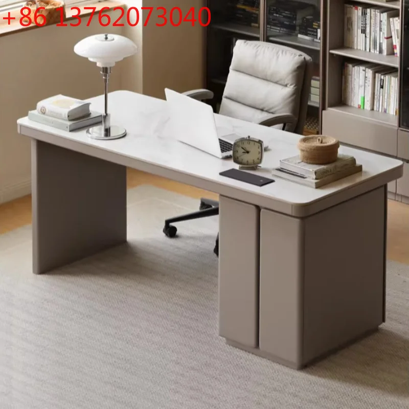 

Italian Light Luxury sintered stone Room desks Computer desk room offices office desks and workstations desk with drawers