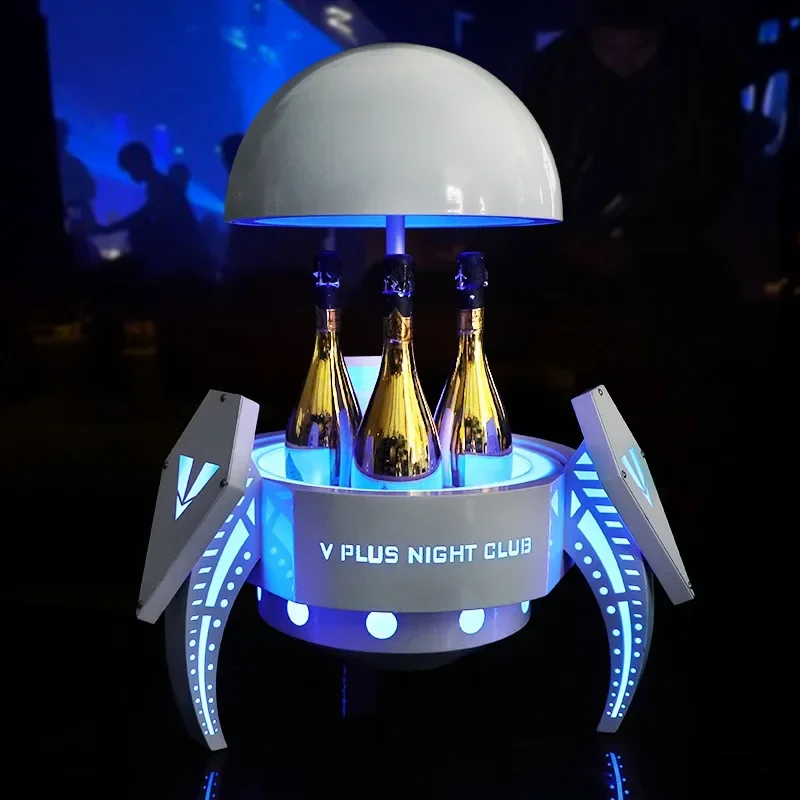 Bar, KTV, technology-controlled remote control lifting capsule, luminous wine seat, nightclub party, must-have champagne and