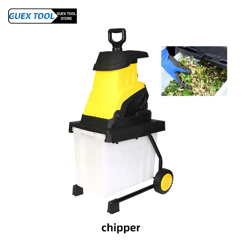 

Industrial Household Electric Wood Branch Shredder 2500W Garden Tree Leaf Electric Pulverizer High Power Breaking Machine