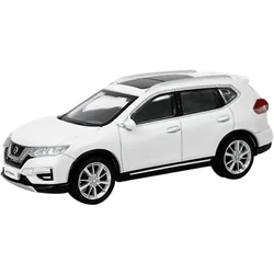 1:64 Scale Nissan X-trail 2018 Simulation Metal Car Model 1/64 Ariya Diecast Miniature White Vehicle Model Toys Men Collection