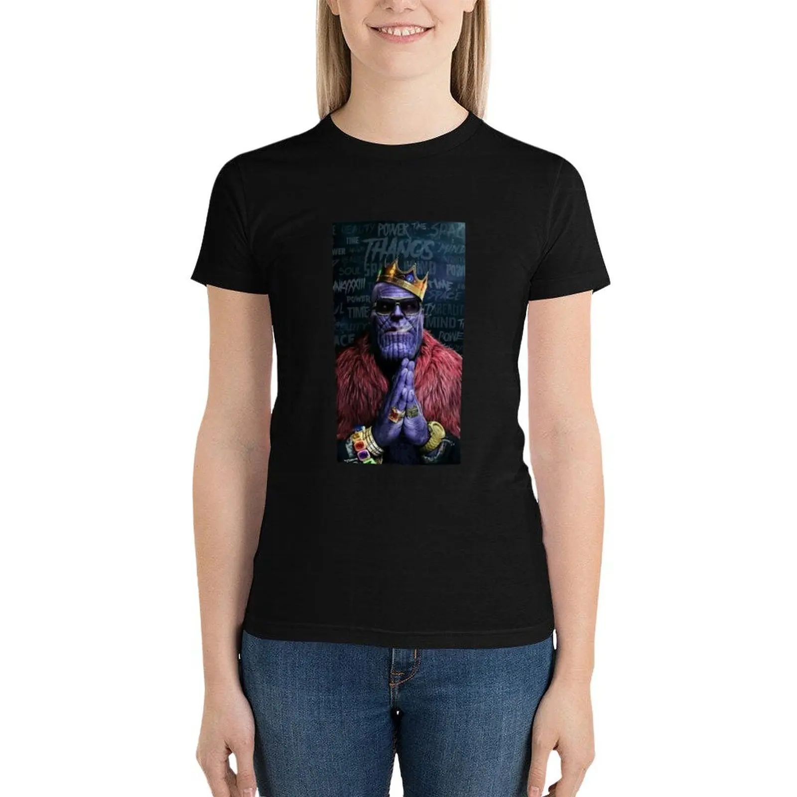 

Thanos T-Shirt cute tops female Women's clothing