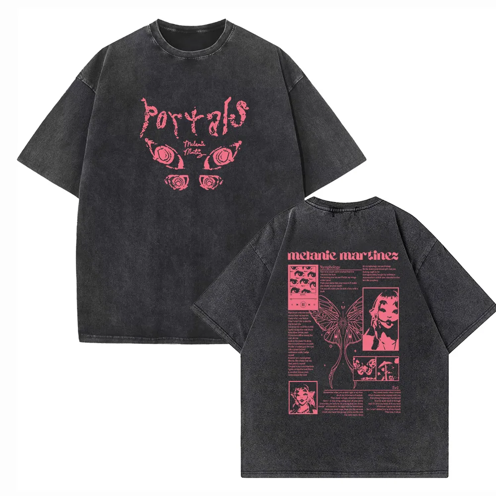 

Melanie Martinez Portals Tour 2024 Shirts Harajuku Vintage O-Neck Short Sleeve Cotton Man Woman T-Shirts Gift Tops