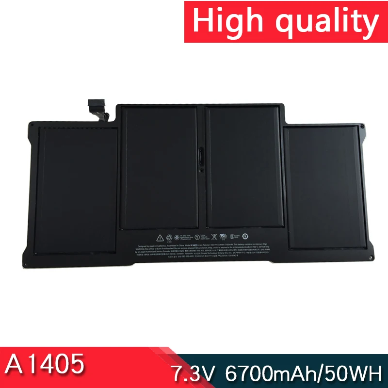 Новый аккумулятор A1405 для Apple MacBook Air 11 13 дюймов A1465 A1466 A1370 A1369, конец 2010 года, середина 2011 2012 2013, начало 2014 2015 г.