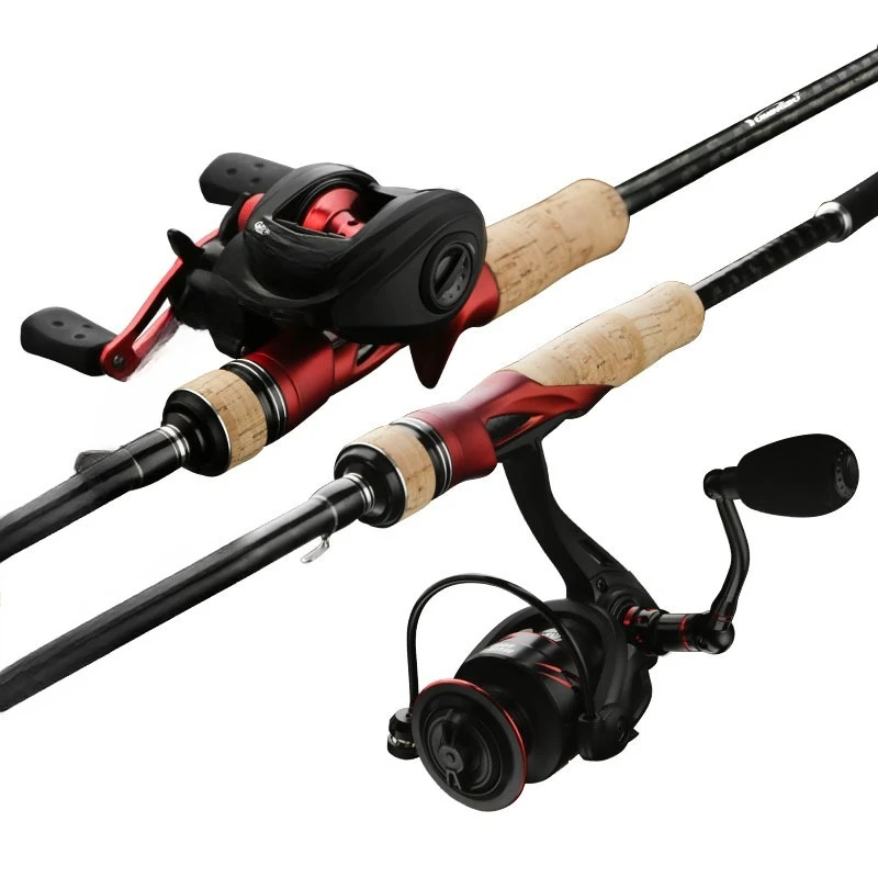 

Luya rod set, water drop wheel, long-distance throwing rod, universal M spinning wheel, luya rod, black fish mouth