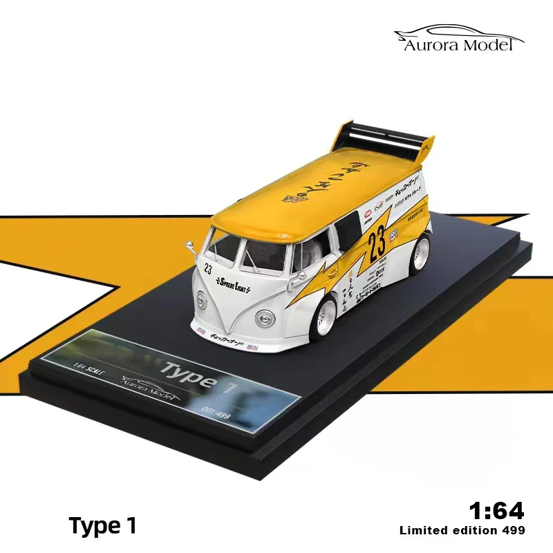 Aurora In Stock 1:64 LBWK Trailer Set T1 RWB 964 GT86 Yellow