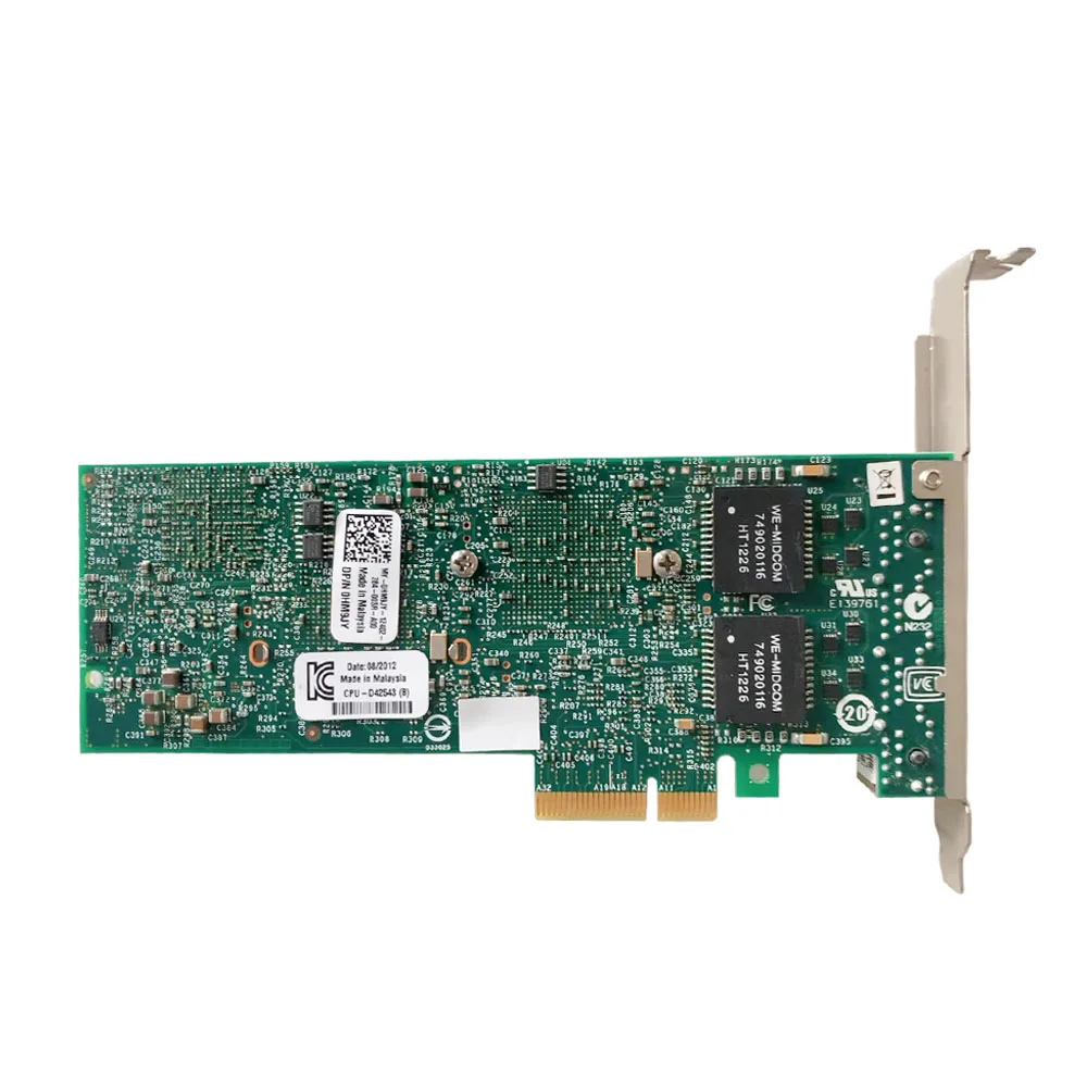 Genuine 82575GB E1G44ET 0HM9JY 0H092P 0YT674 PCIe Network Adapter Card Quad Port RJ-45 Ethernet HM9JY H092P YT674