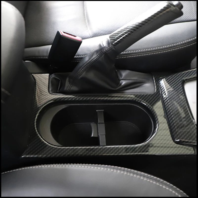 

For Subaru Forester 2013~2015 Gear Shift Knon Water Cup Holder Panel Handbrake Cover Trim Decoration Car Styling Accessories