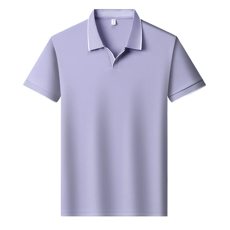 Herren Kurzarm Poloshirts Klassische Passform Lässige T-Shirts mit Kragen Weiche Bequeme Modische Oberteile für Männer Geeignet für Golf und Business – Detail 22