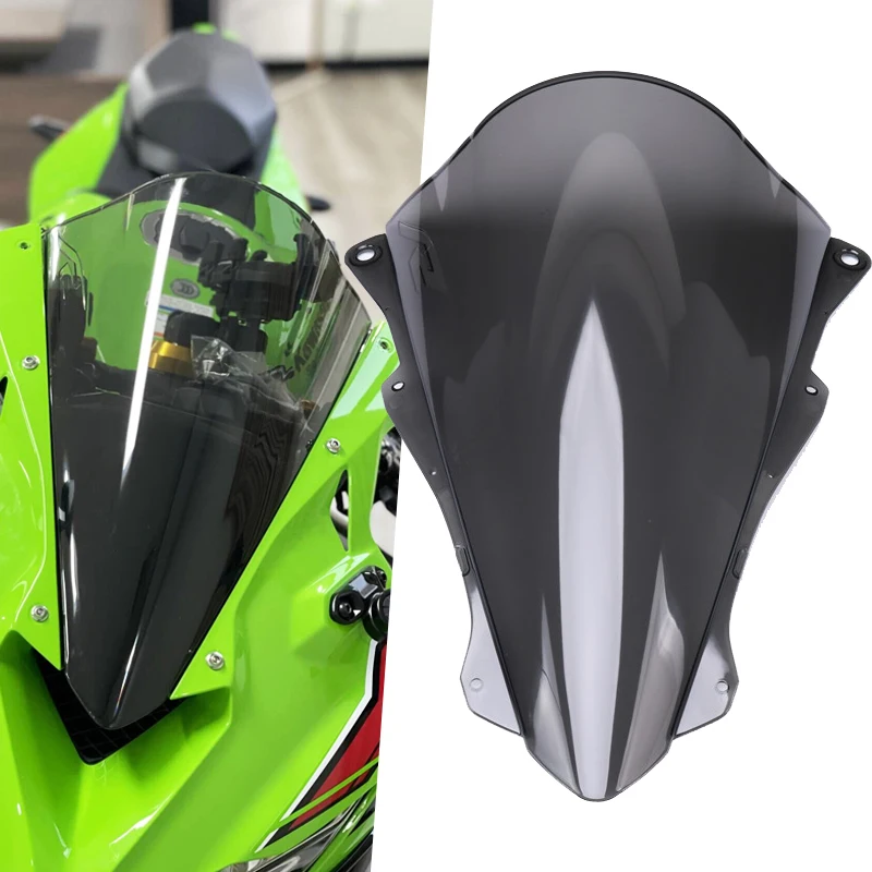 Motorcycle Screen Windshield Windscreen Baffle Wind Deflectors Fit For ZX4R ZX4RR ZX-4R ZX-4RR ZX 4R 4RR 2023 2024