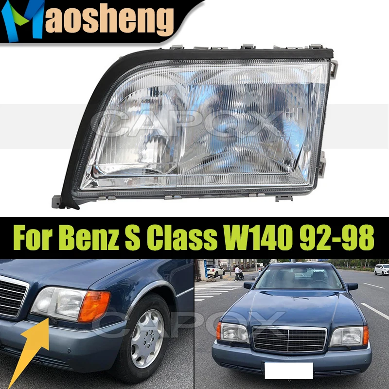 

Автомобильная фара для Mercedes Benz S-Class W140 1992-1998, фара, фара