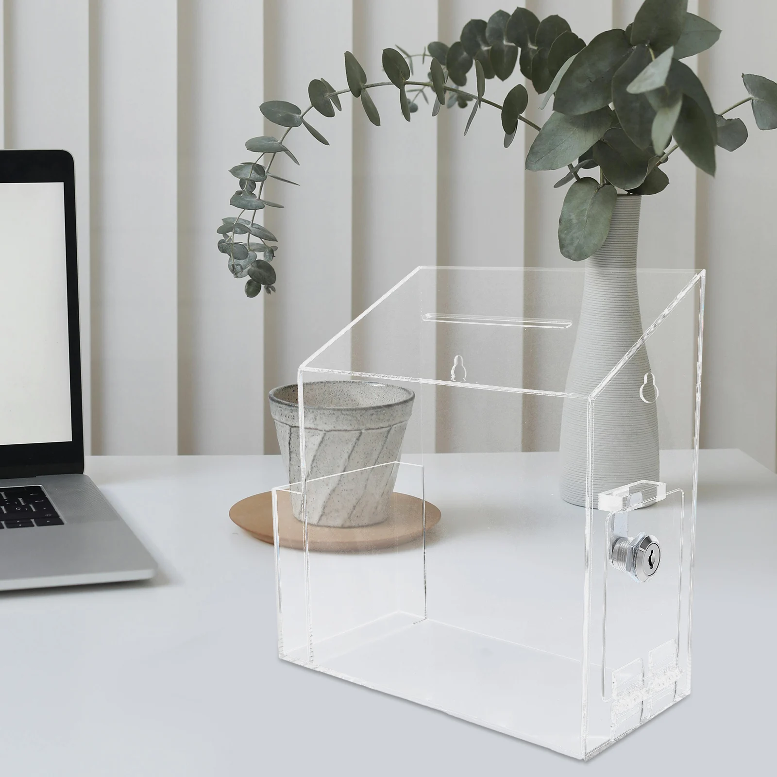 

Acrylic Ballot Box Office Accessory Collection Transparent Business Card Holder