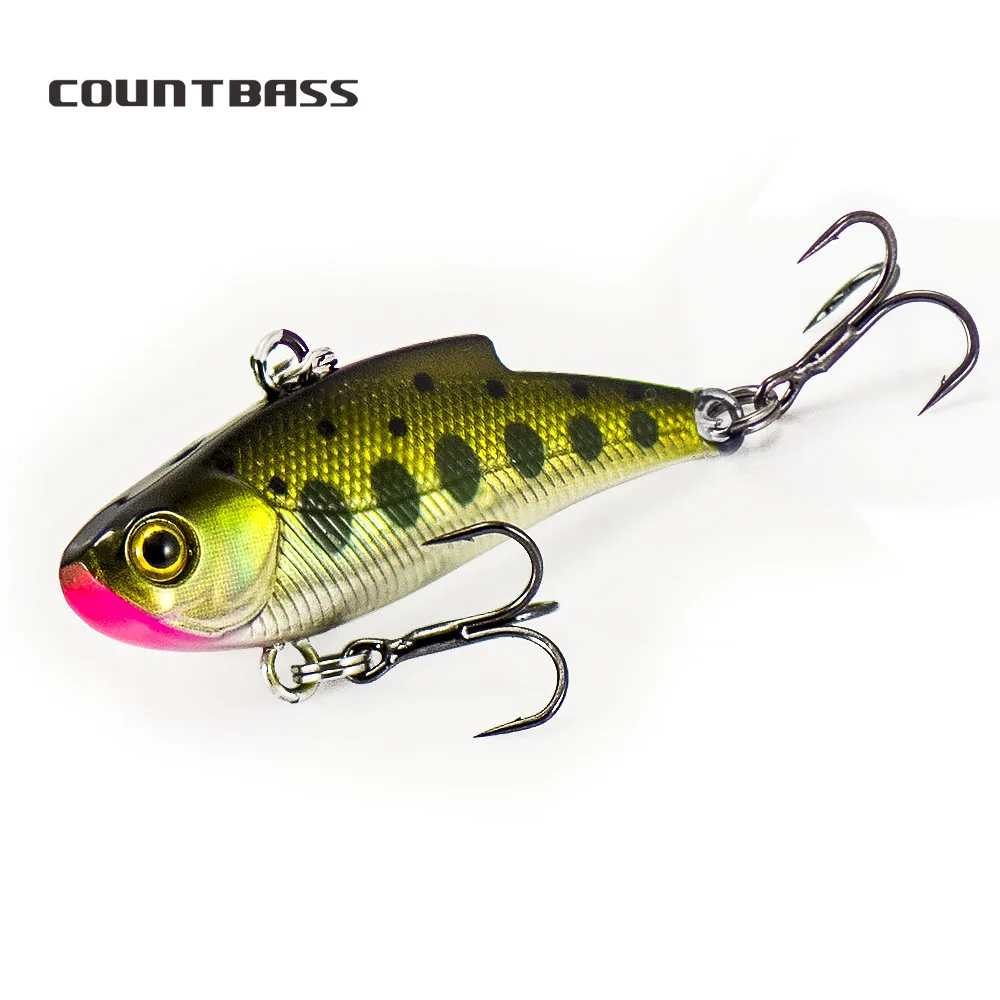 COUNTBASS VIB Chatter Vibration Sinnking Fishing Lure Wobbler Lipless Crankbait  45mm 6.5g (1.17'' 0.23oz)