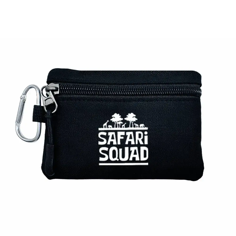 African Safari Mini Coin Purse Portable Change Wallet for Keys Cards Cash Daily Outdoor Storage for Men