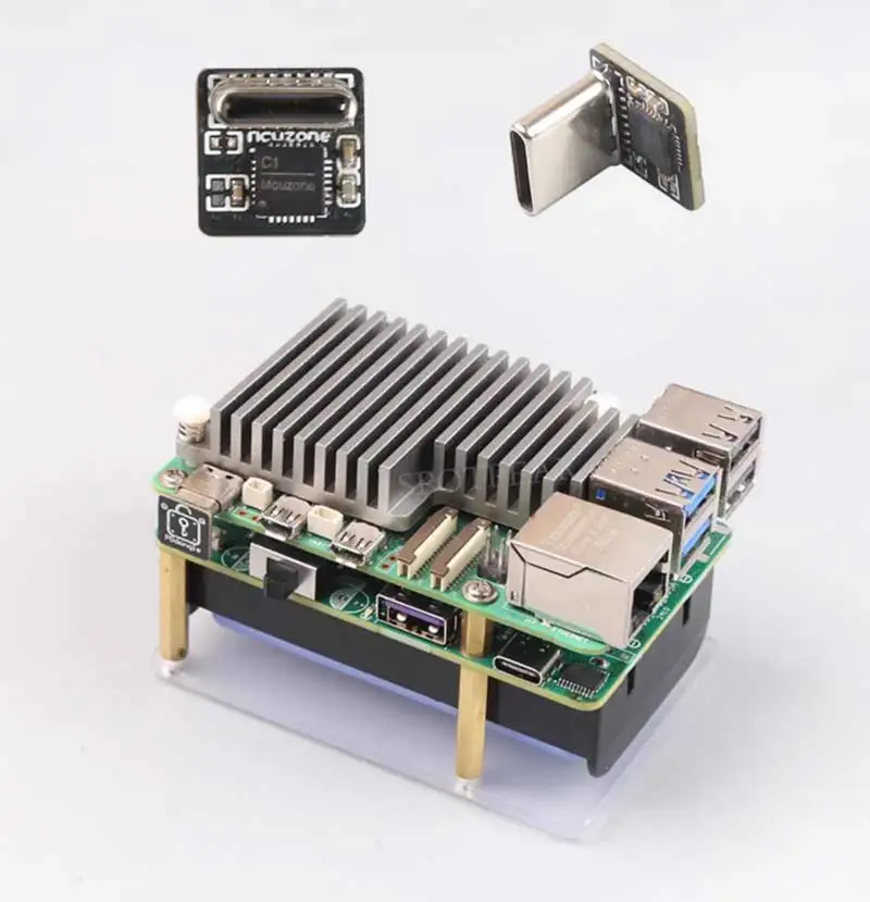 Picture 7: Raspberry Pi 5 TYPEC PD Dongle Power Adapter Trigger Activation To Solve UPS/POE GPIO Power Non-PD-Power system error warning