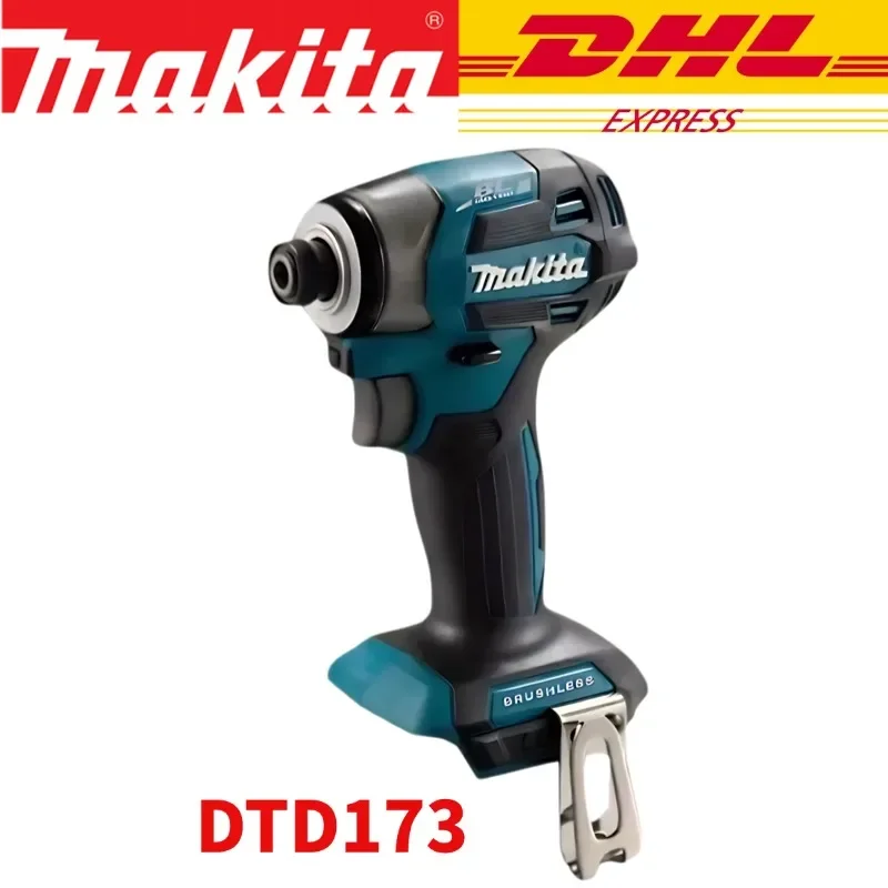 Originele Makita DTD173 18V accu-slagmoersleutel 180Nm koppel 3800 RPM 1/4 inch zeskantboorhouder 3 snelheden professioneel