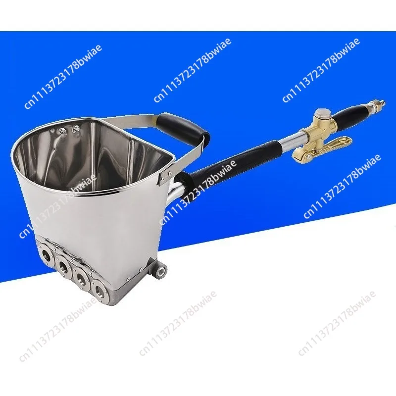New generation pneumatic spray gun - multi-functional spraying tool for exterior wall coating application