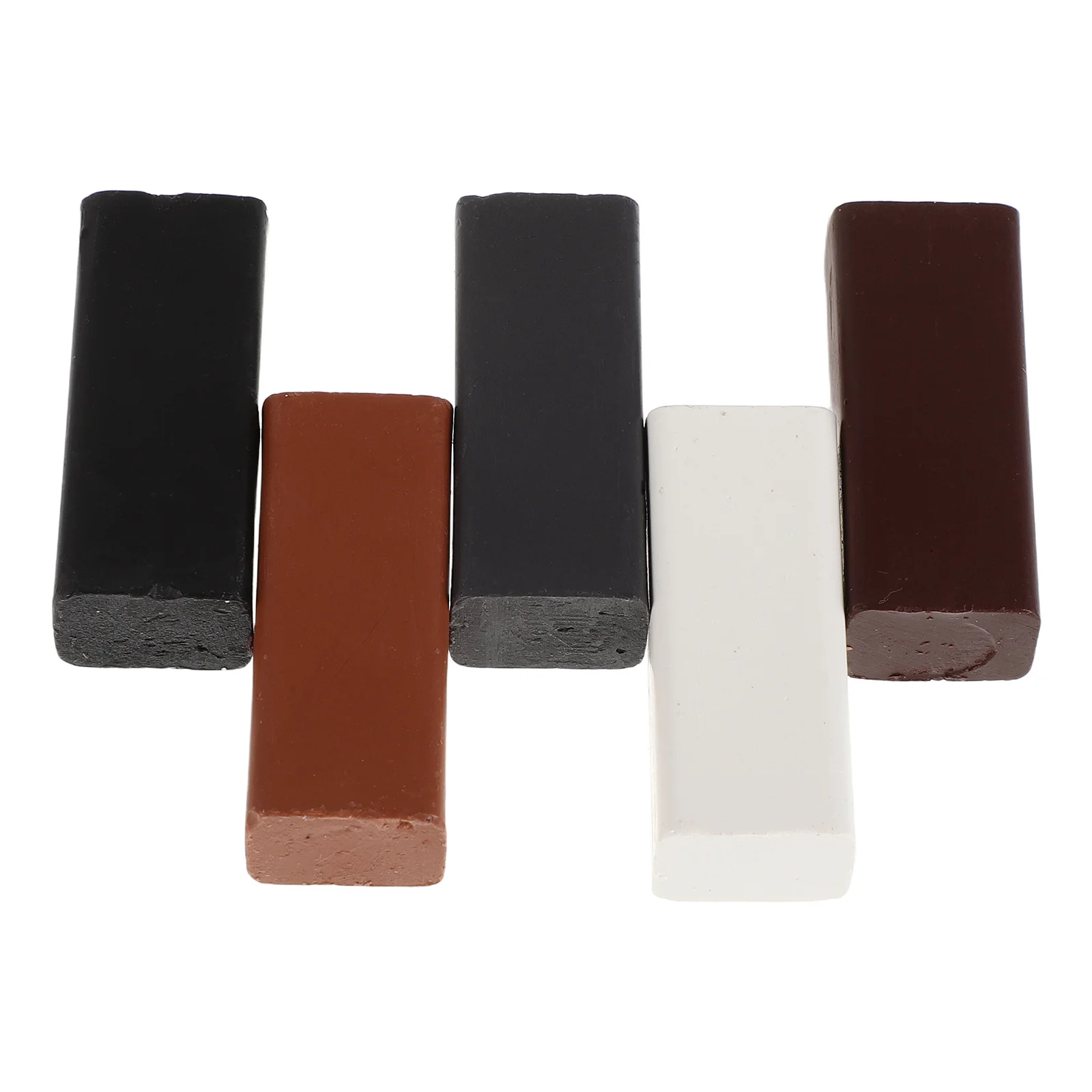 

5pcs Wood Repair Wax Sticks Hardwood Floor Repair Kit Instant Melt Filler For Furniture Touch Up Tools Color Blend