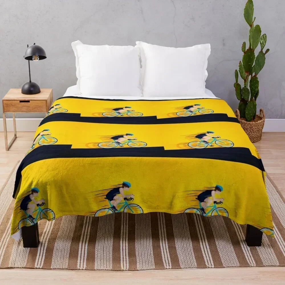 

Cycling Throw Blanket Foldable Soft Warm Blanket for Outdoor Use