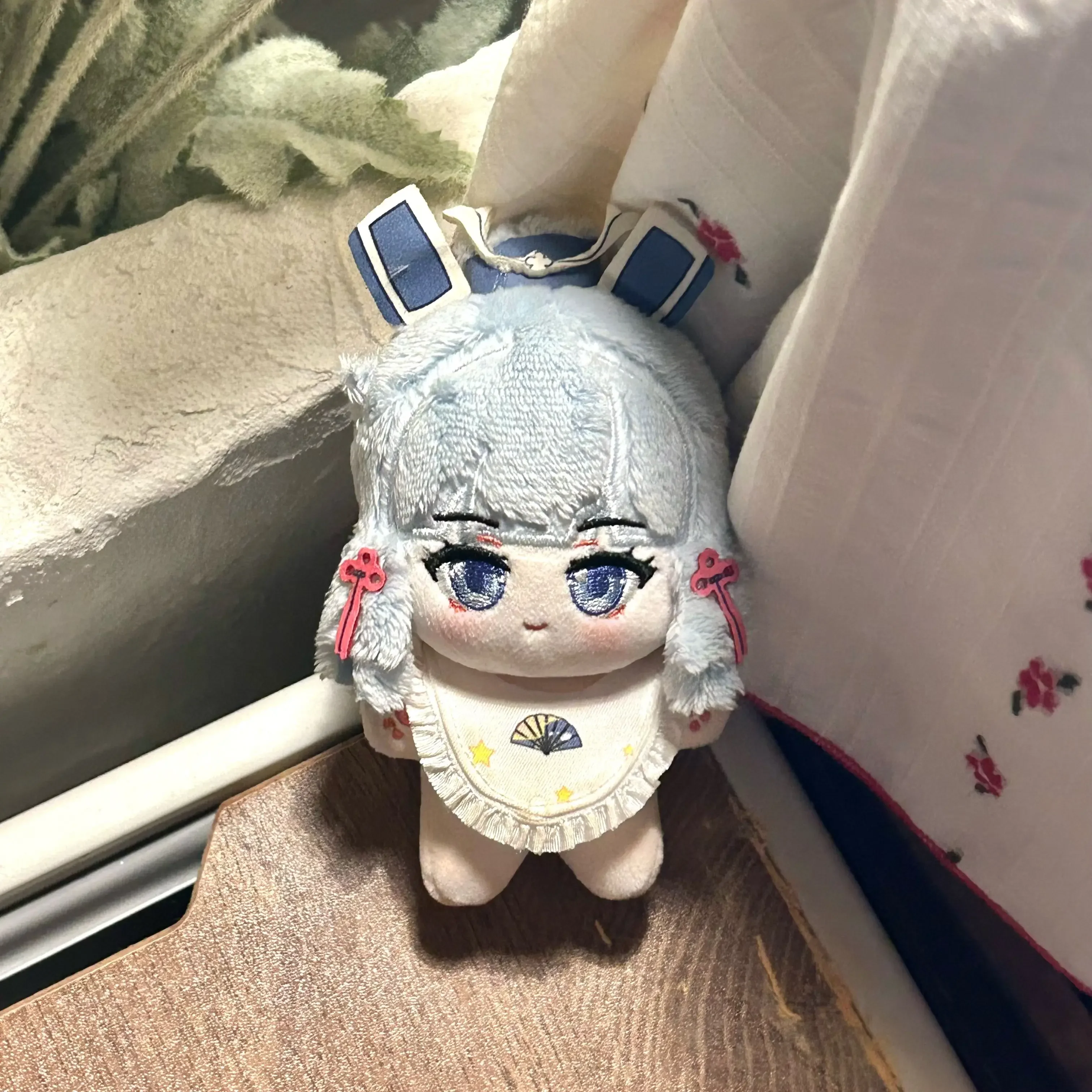 

Anime Genshin Impact Kamisato Ayaka Cosplay Cute Plush Cotton Doll Cartoon Starfish Body Puppet Maumet Pinafore Toys Xmas Gift