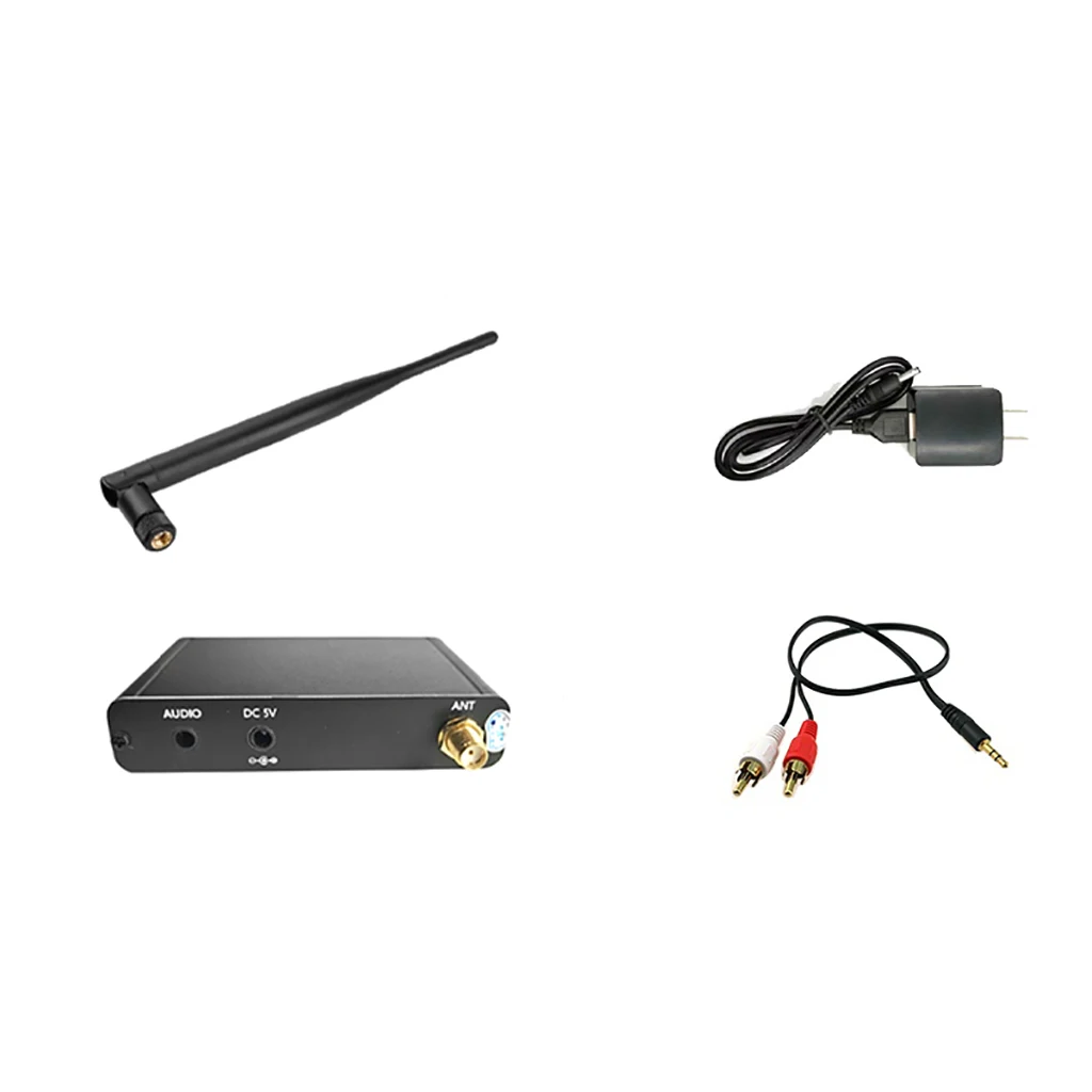 UHF Wireless Audio Transmission HIFI 5km High Fidelity Stereo Transmitter Single to-Multiple Receiver For Amplifier PC Audio
