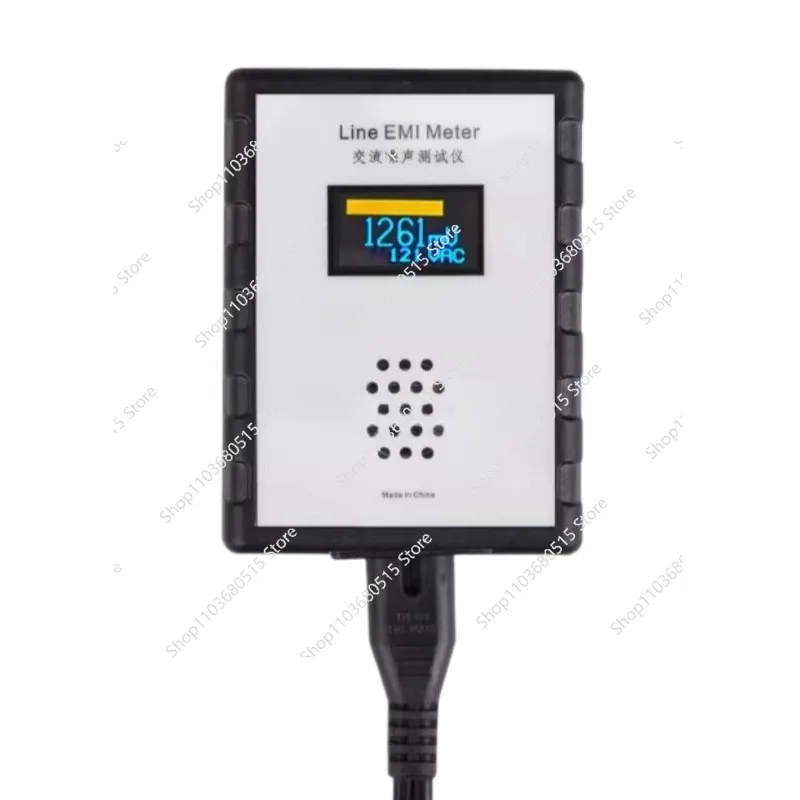 Line EMI Meter OLED Display Broadband AC Mains Noise Power Supply Ripple Analyzer for Home Audio