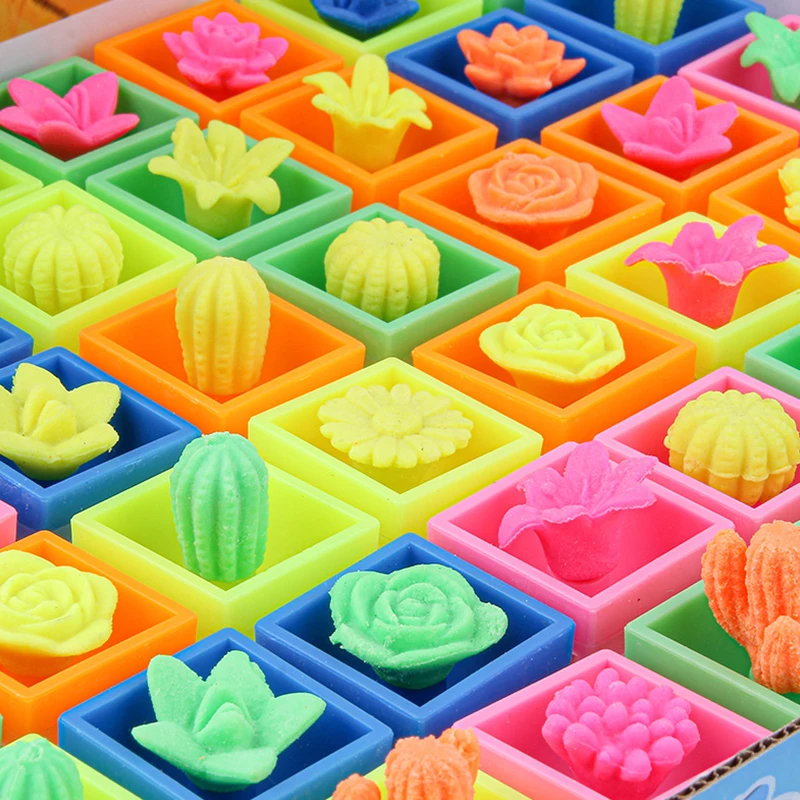 10/20PCS Waterabsorberende Plant Bloempot Ornamenten Creatieve Magic Groeiende Succulente Ornament Beloningen Geschenken voor School Klasse ZYF