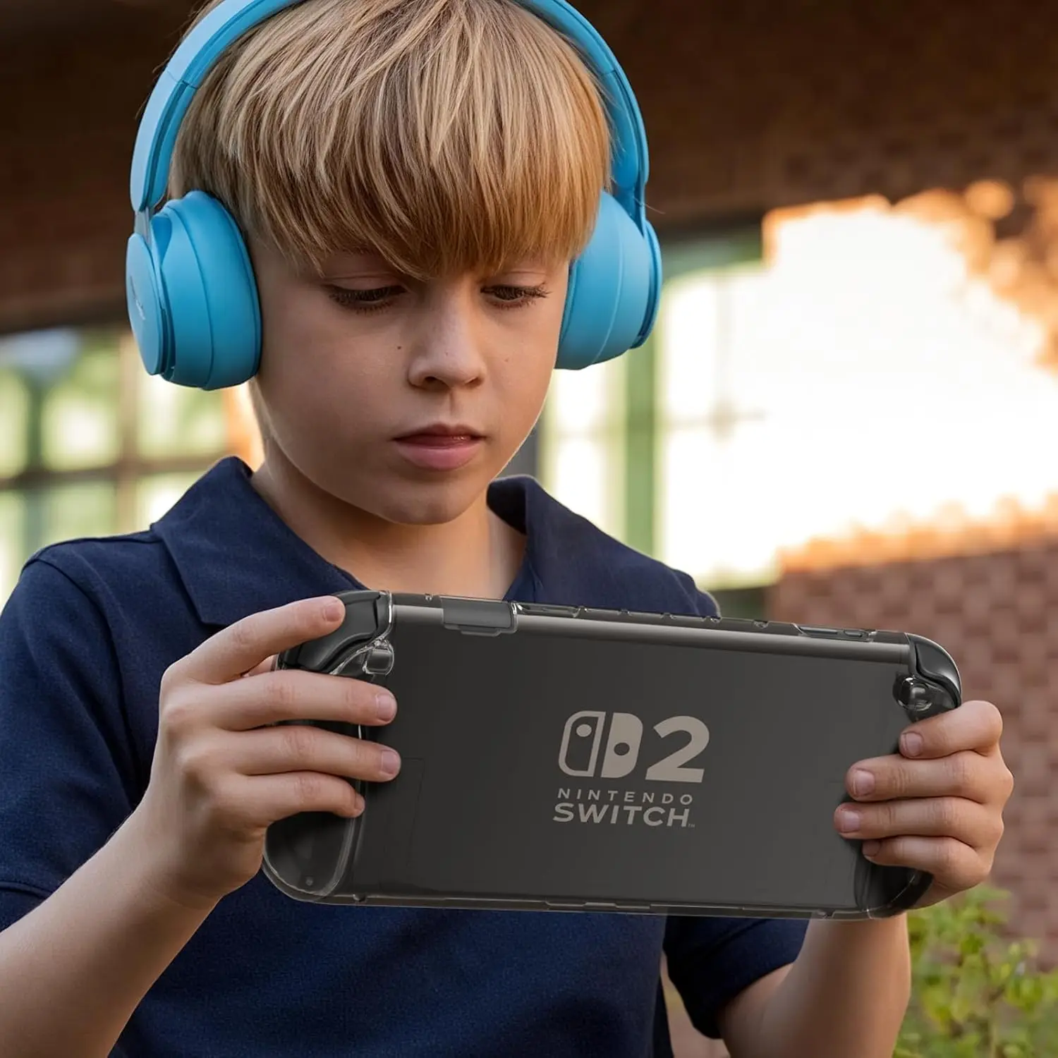 

For Nintendo Switch 2 Transparent TPU Shockproof Protective Case Shell Durable Gaming Cover Handheld