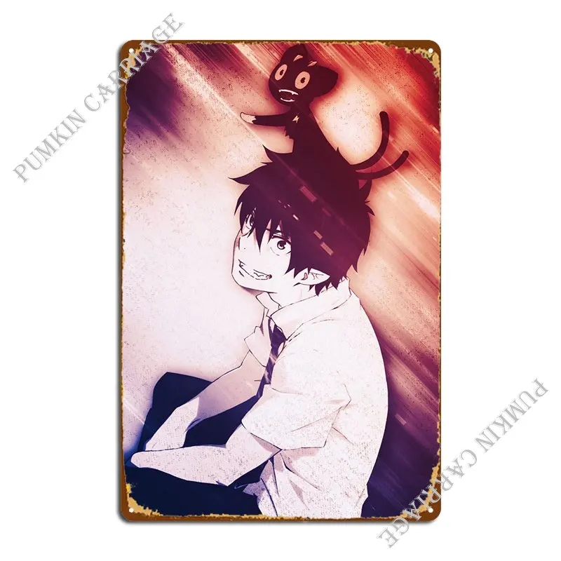 Blue Exorcist Metal Poster Metal Sign Wall Cave Painting Cinema Classic Tin Sign Poster