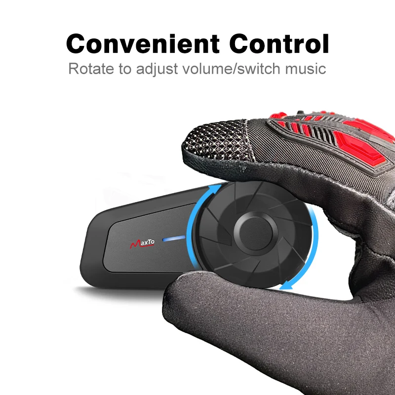 1/2 sztuk Maxto MX1 kask motocyklowy Bluetooth Walkie IPX6 wodoodporne Talkie 2 osoby Walkie Talkie odległość 500 metrów