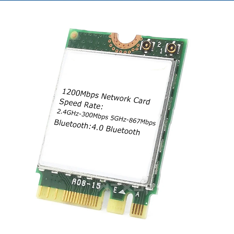 7260NGW AC デュアルバンド 2.4 グラム 5 グラムワイヤレスカード 1200Mbps Bluetooth 4.0 M.2 NGFF Wifi アダプタカードとアンテナラップトップデスクトップ