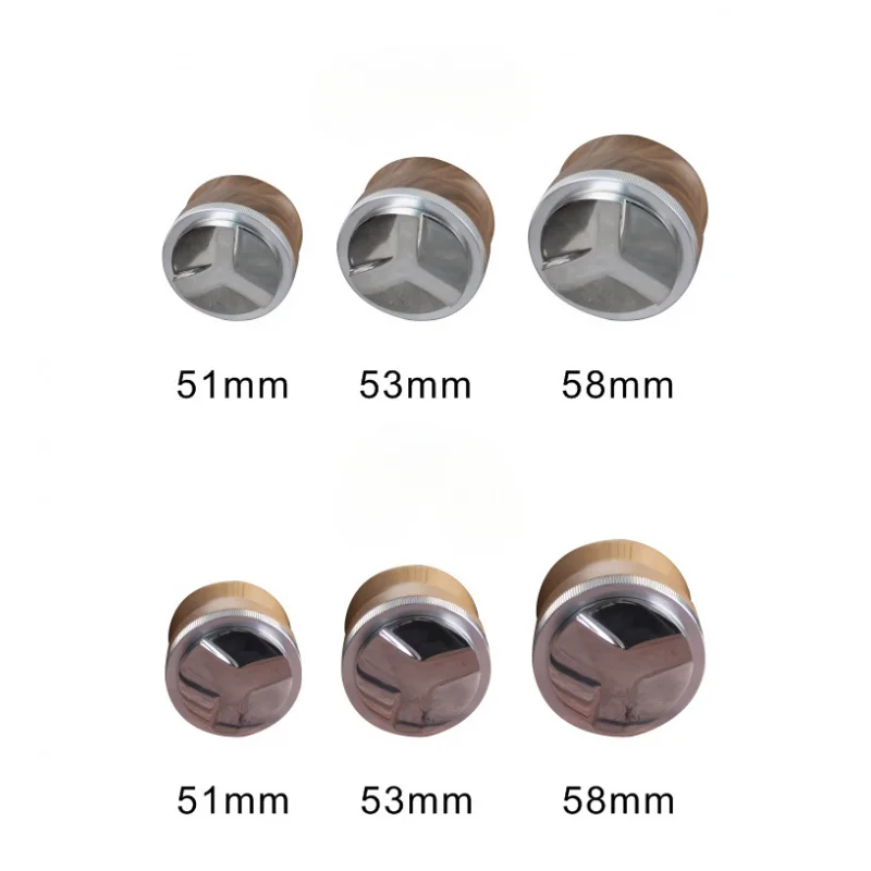 For The solid stainless steel walnut powder feeder is adjustable to 51/53/58mm