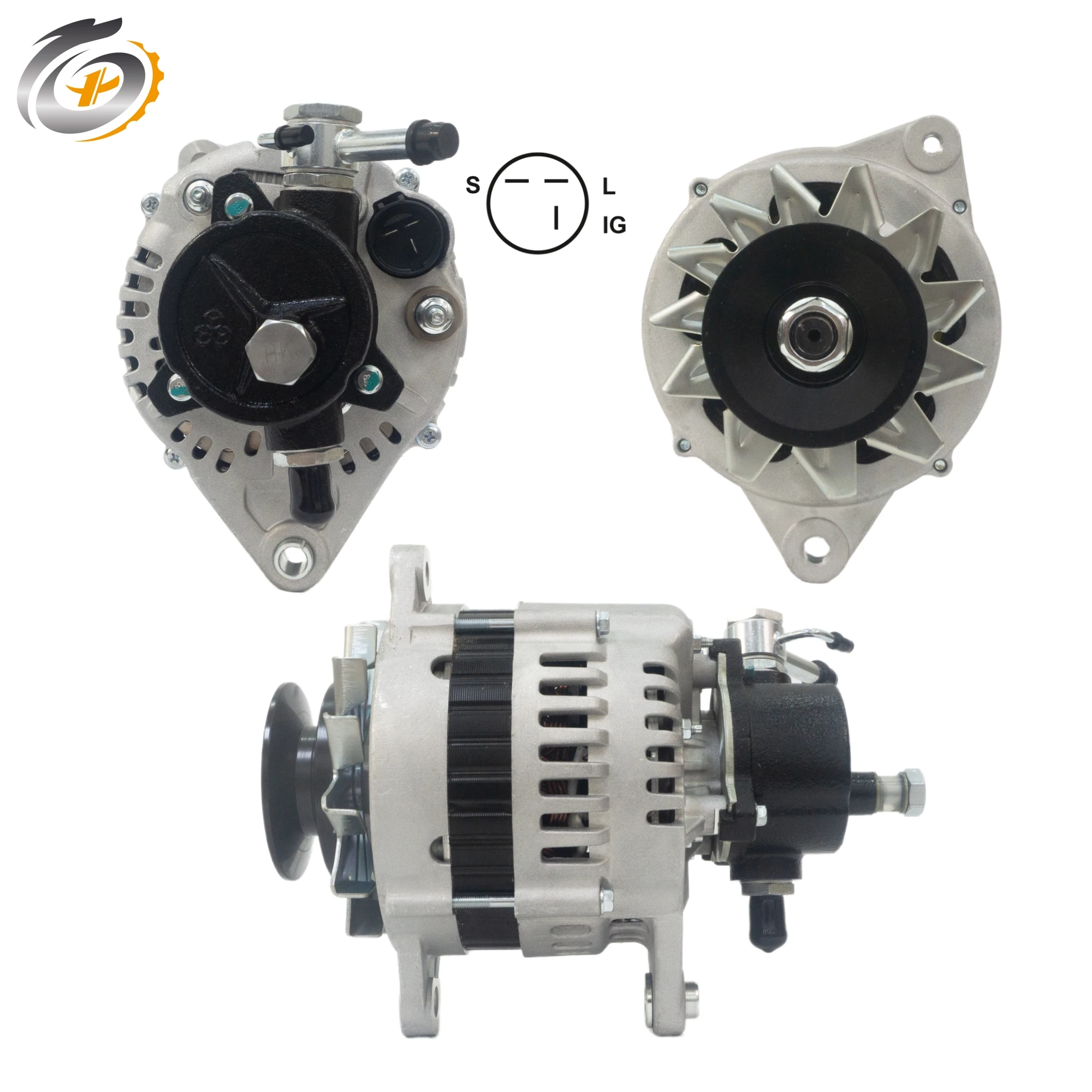 Alternador de coche Longxun para motores ISUZU ELF NKR 4JG2 4JG2-T alternador 114427 8971674881 8971674882 LR180508 LR180508B