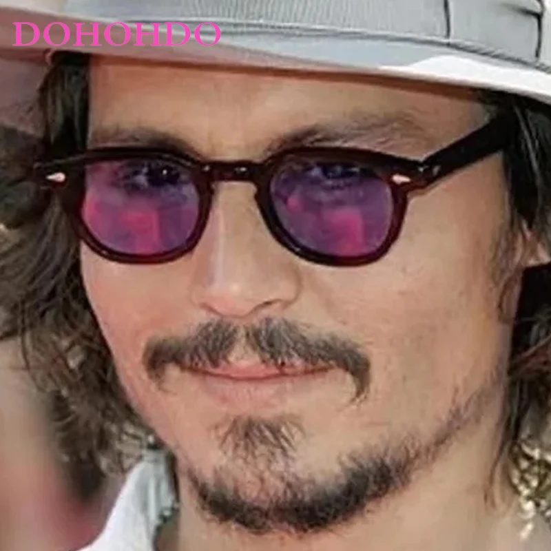 

Luxury Classic Rivets Decorate Small Round Frame Sunglasses Women Men Outdoor Brand Design Shades Summer Traveling Eyewear UV400