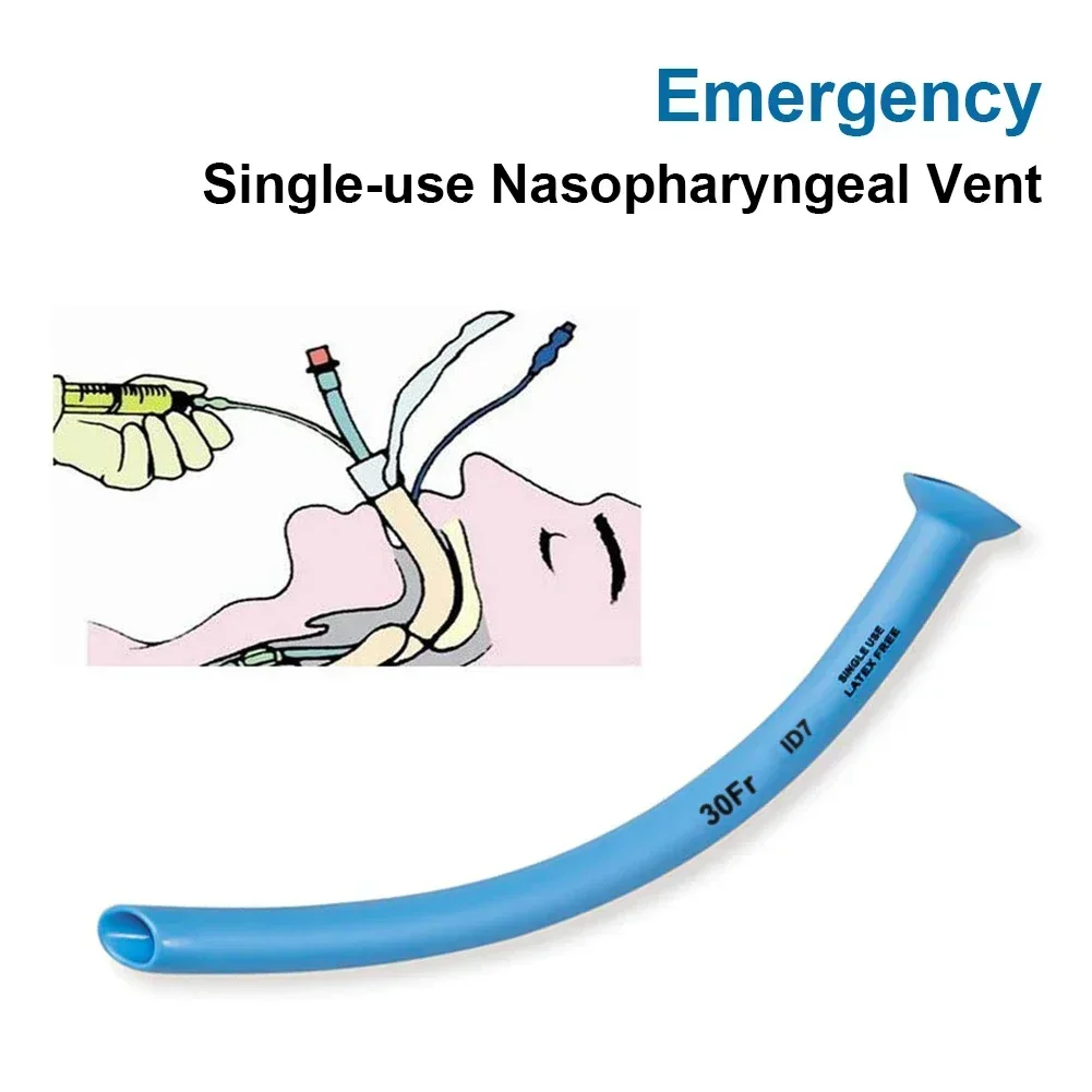 Rhino Rescue Nasopharyngeal (Nasal) Airway NPA With lubrican Nasopharyngeal Airway 30FR