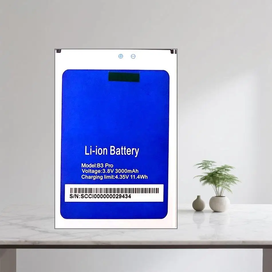

Safe For Homtom B3 Pro B3pro Premium Replacement 3000Mah Mobile Phone Battery