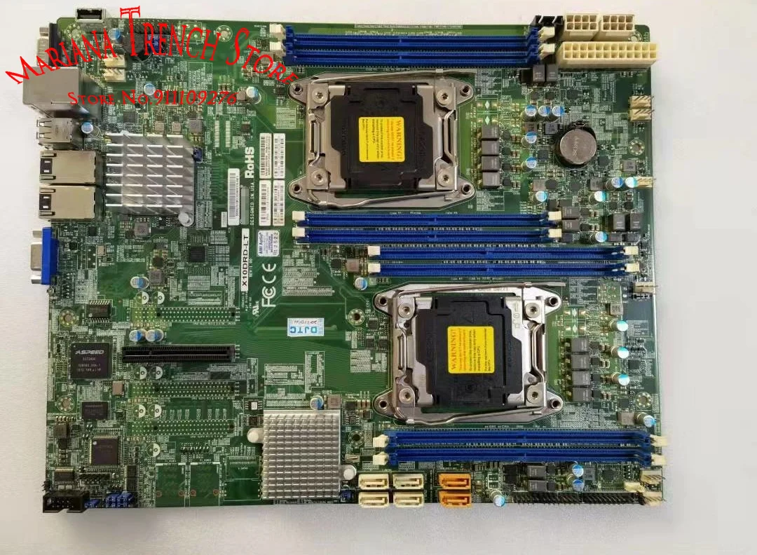 X10DRD-LT for Supermicro Motherboard LGA2011 E5-2600 v4/v3 Family Processor DDR4 Dual Port 10GBase-T